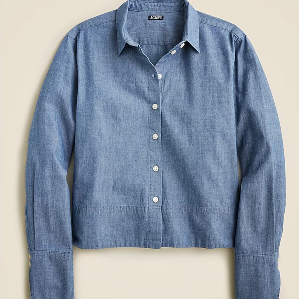 J.Crew Garçon Cropped Denim Shirt / Jacket